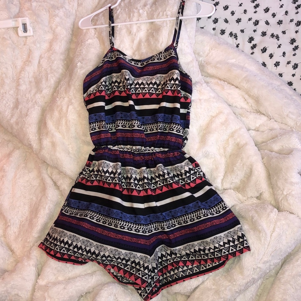 Aztec pattern Romper!